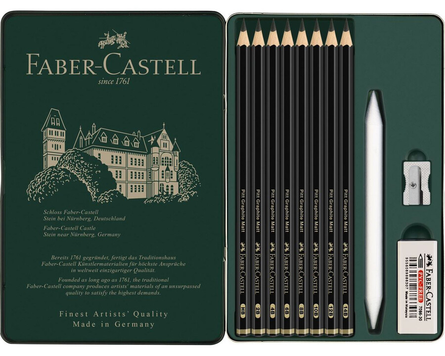 pitt graphite matt set