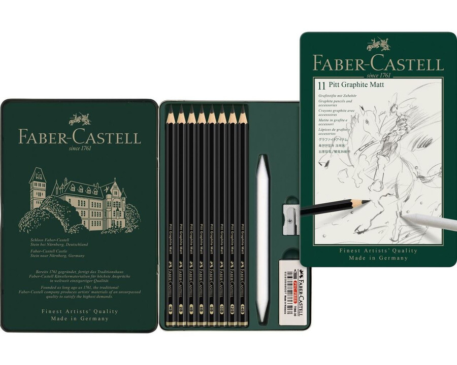 pitt graphite matt set